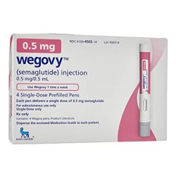 image of Semaglutide 0.5 mg / 0.5 mL Injection Prefilled Injection Pen, 4 Pens