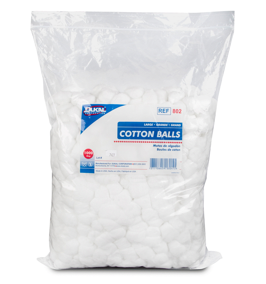 Cotton Balls Products, Supplies and Equipment