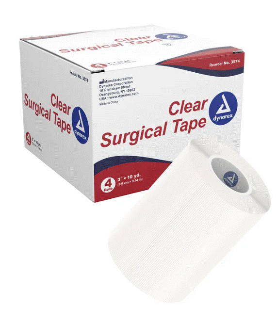 3" Transparent Surgical Tape Products, Supplies and Equipment
