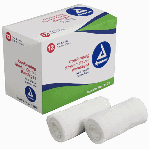 3" Gauze Bandage Rolls Products, Supplies and Equipment