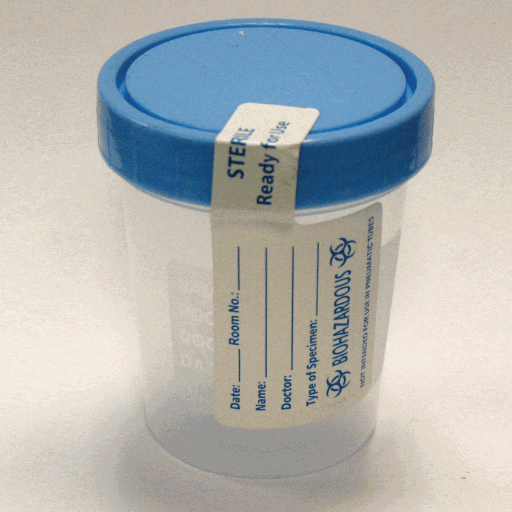 Specimen Collection Cups Products, Supplies and Equipment