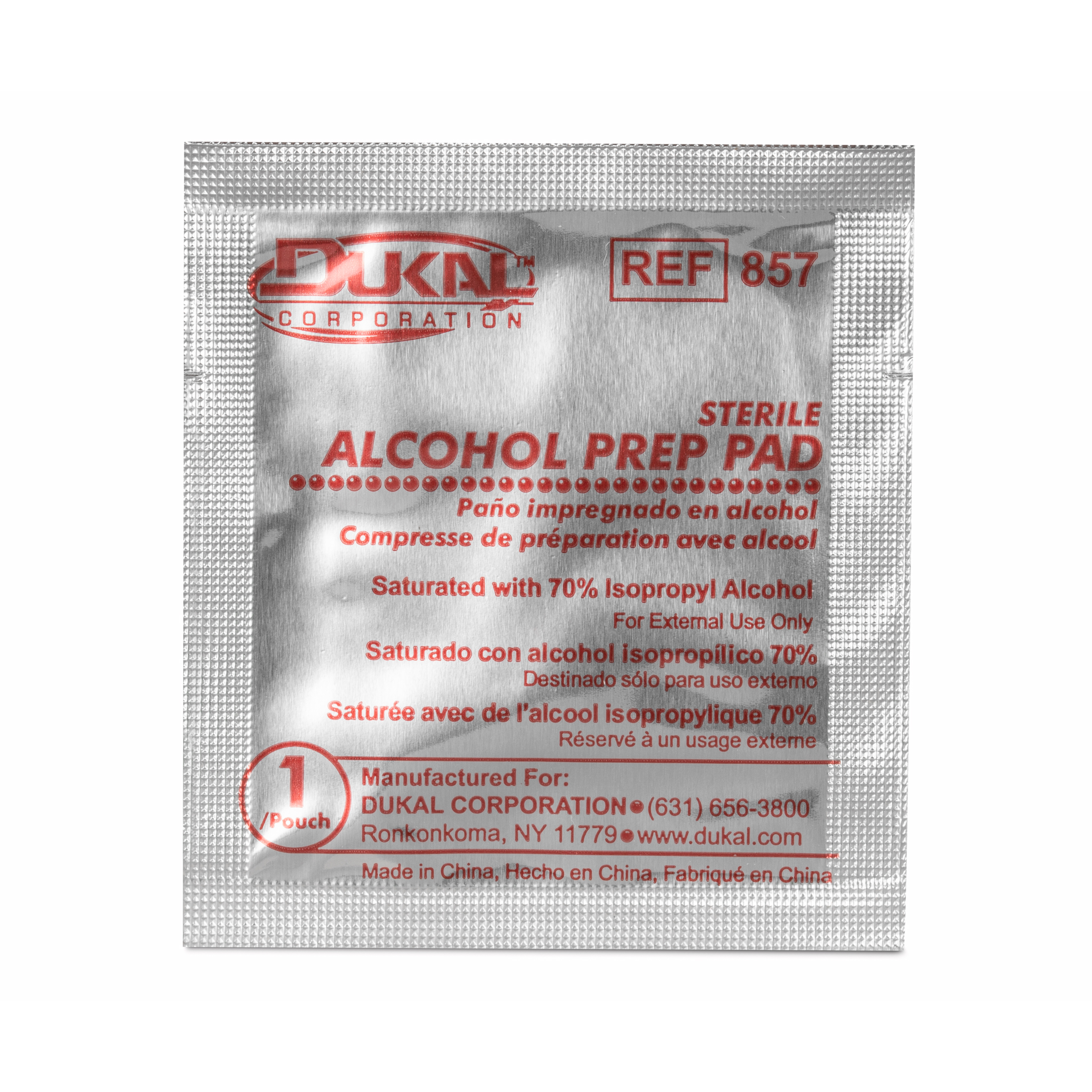Alcohol Prep Pads Products, Supplies and Equipment