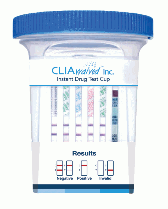image of 14 Panel Drug Test Cup, with BUP and Adulterants, CLIAwaived