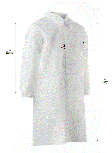 Lab Coats, No Pockets Products, Supplies and Equipment