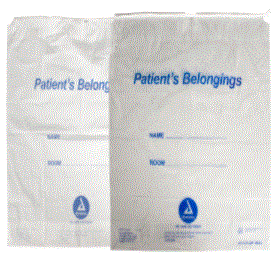 Patient Belongings Bags Products, Supplies and Equipment