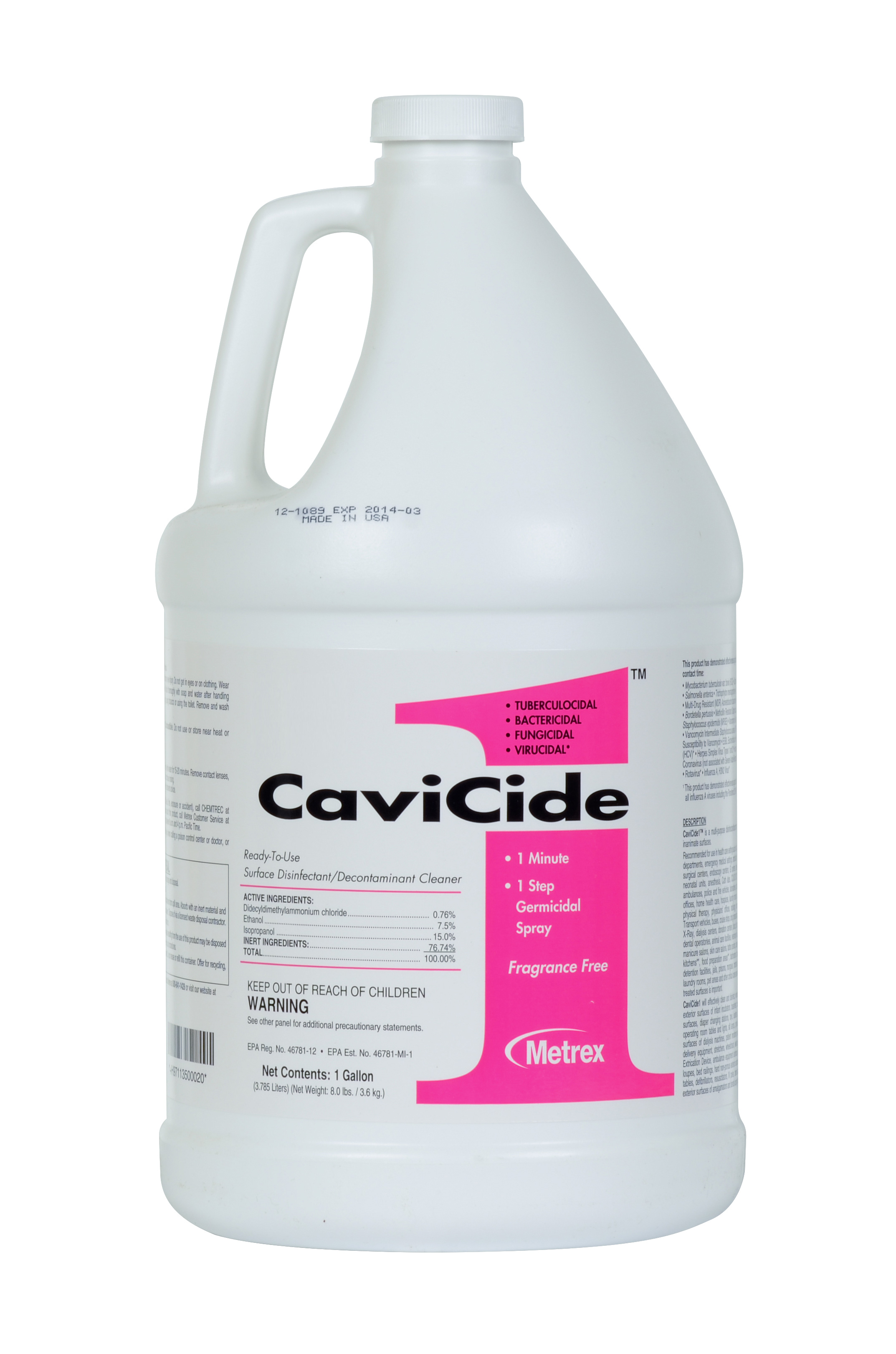 image of 1 Gallon, Surface Disinfectant
