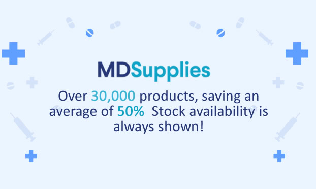 MDSupplies. Over 30000 products saving an average of 50 percent. Stock availability is always shown