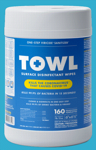 Surface Wipes Products, Supplies and Equipment