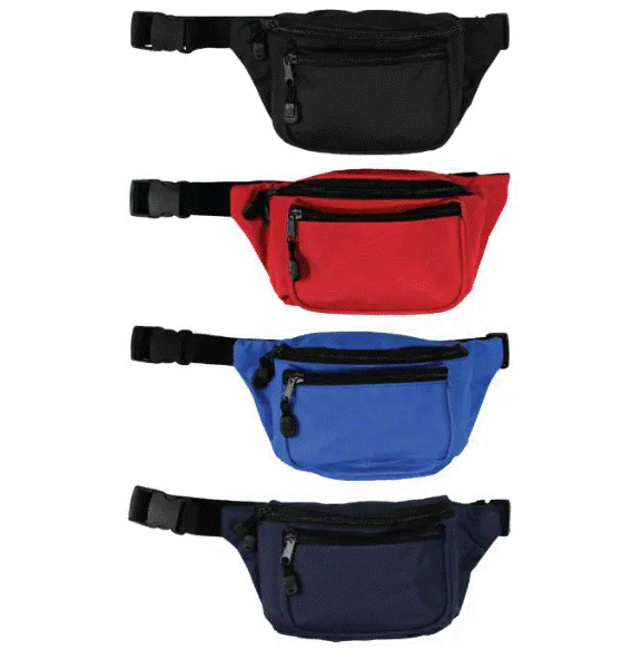 Kemp USA Fanny Pack, with No Logo, Red $7.25/Each Kemp USA 10-103-RED-NL