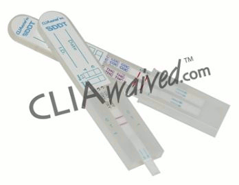 CLIAwaived Inc 1-panel Single Dip Stick Methamphetamine (mAMP 500) Tests $36.00/Case of 50 CLIAwaived, Inc CLIA-IDTC-II-16