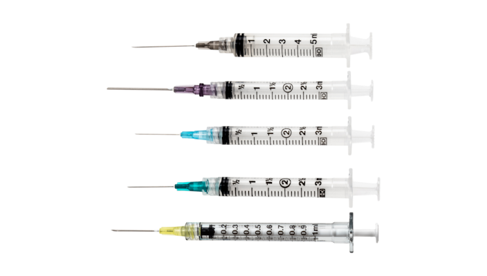 3cc Syringes w/ Needle Products, Supplies and Equipment