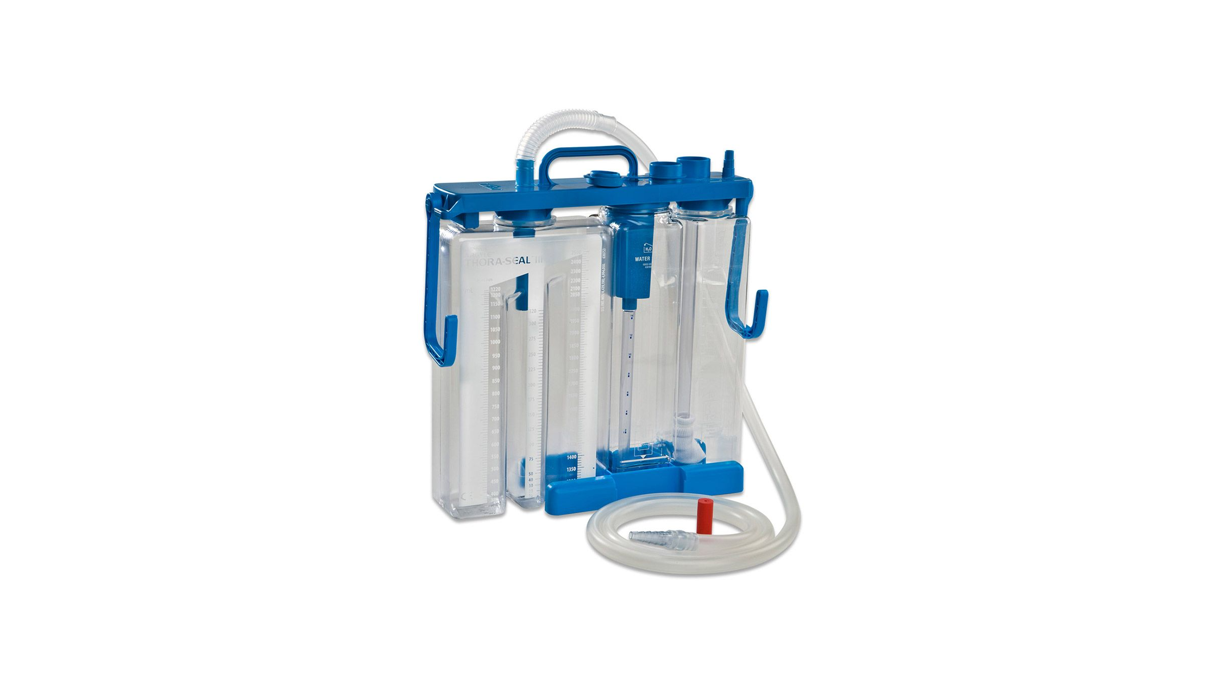 Cardinal Health Aqua-Seal Wet Suction Chest Drainage Unit - Aqua-Seal Wet Suction Chest Drain, Autotransfusion Ready - 8888571315 - 5 Each / Case
