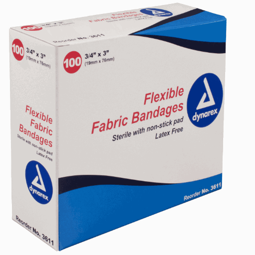 3/4" x 3" Adhesive Bandages Products, Supplies and Equipment