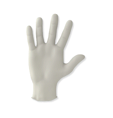 VENTYV  Latex Exam Glove, White, Small (6-6.5) $91.48/Case of 1000 MedPlus PM102