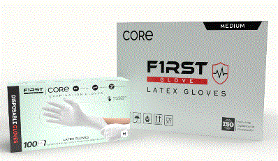 First Glove CORE LATEX EXAM GLOVES, X Small (Sample) $0.00/100 First Glove 8000-SAMPLE