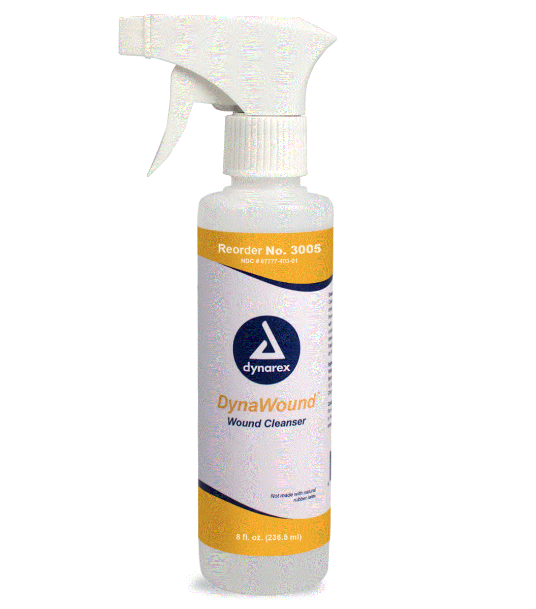 Dynarex Wound Cleanser, Spray, 8oz $82.00/Case of 24 Dynarex 3005