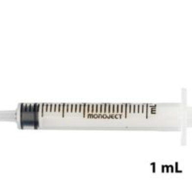 Tuberculin Syringes w/o Needle Products, Supplies and Equipment
