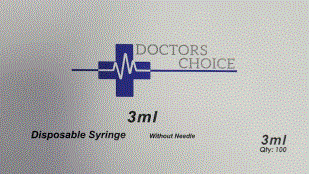 Doctors Choice 3mL Syringe, Luer Lock, Low Dead Space $221.00/Case of 2700  SLI Medical SY03LL02
