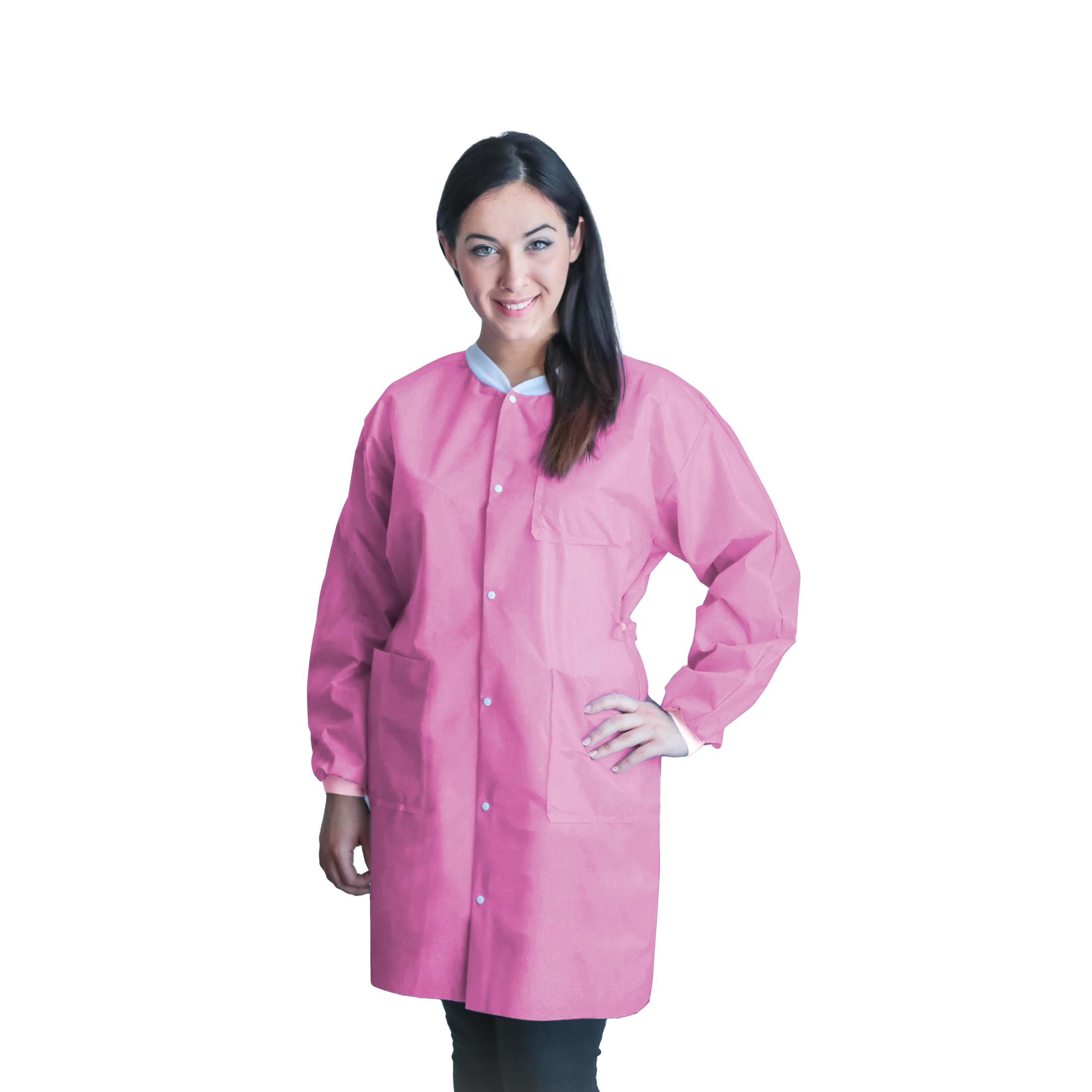 image of FitMe Lab Coats, Bubblegum Pink, Large