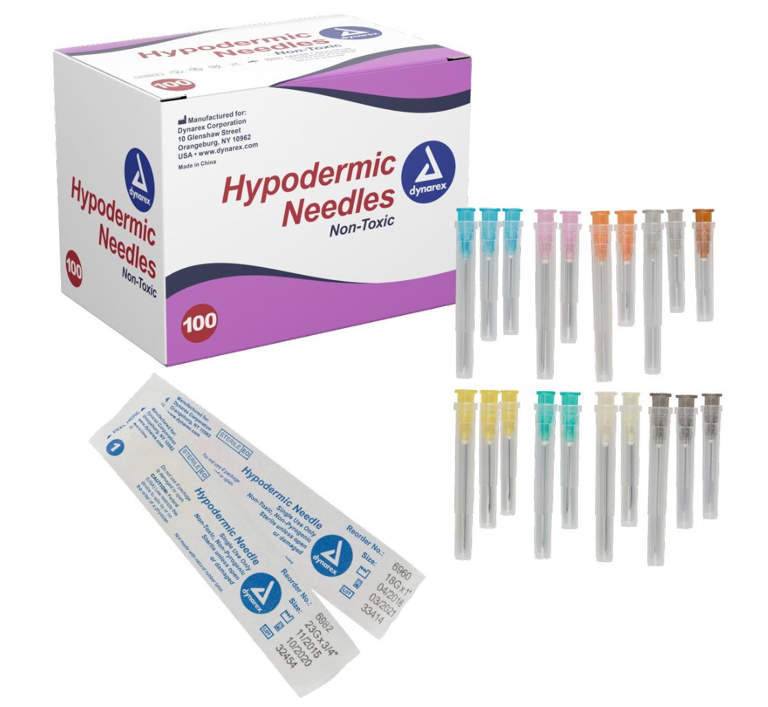 Dynarex Hypodermic Needle, 21G x 1 1/2, Case $55.00/Case of 1000 Dynarex 6967