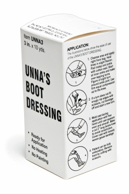 Unna Boot Wraps Products, Supplies and Equipment