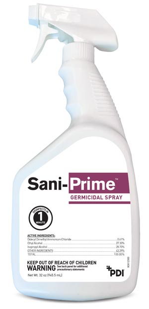 PDI Sani-Prime Germicidal Spray, 32 oz Spray Bottle $74.96/Case of 9 MedPlus X12309