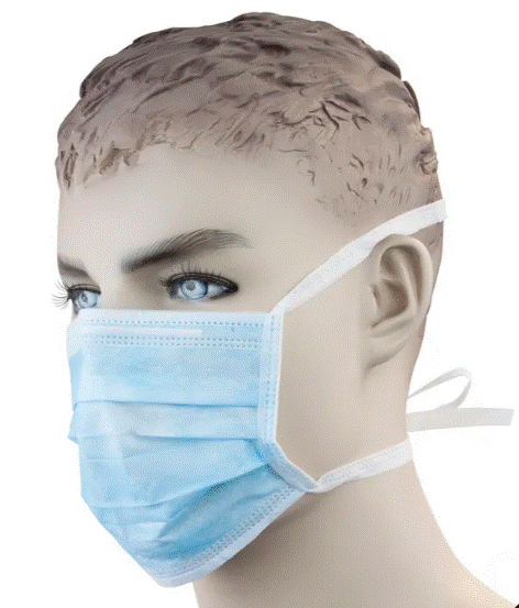 Face Masks, With Ties Products, Supplies and Equipment