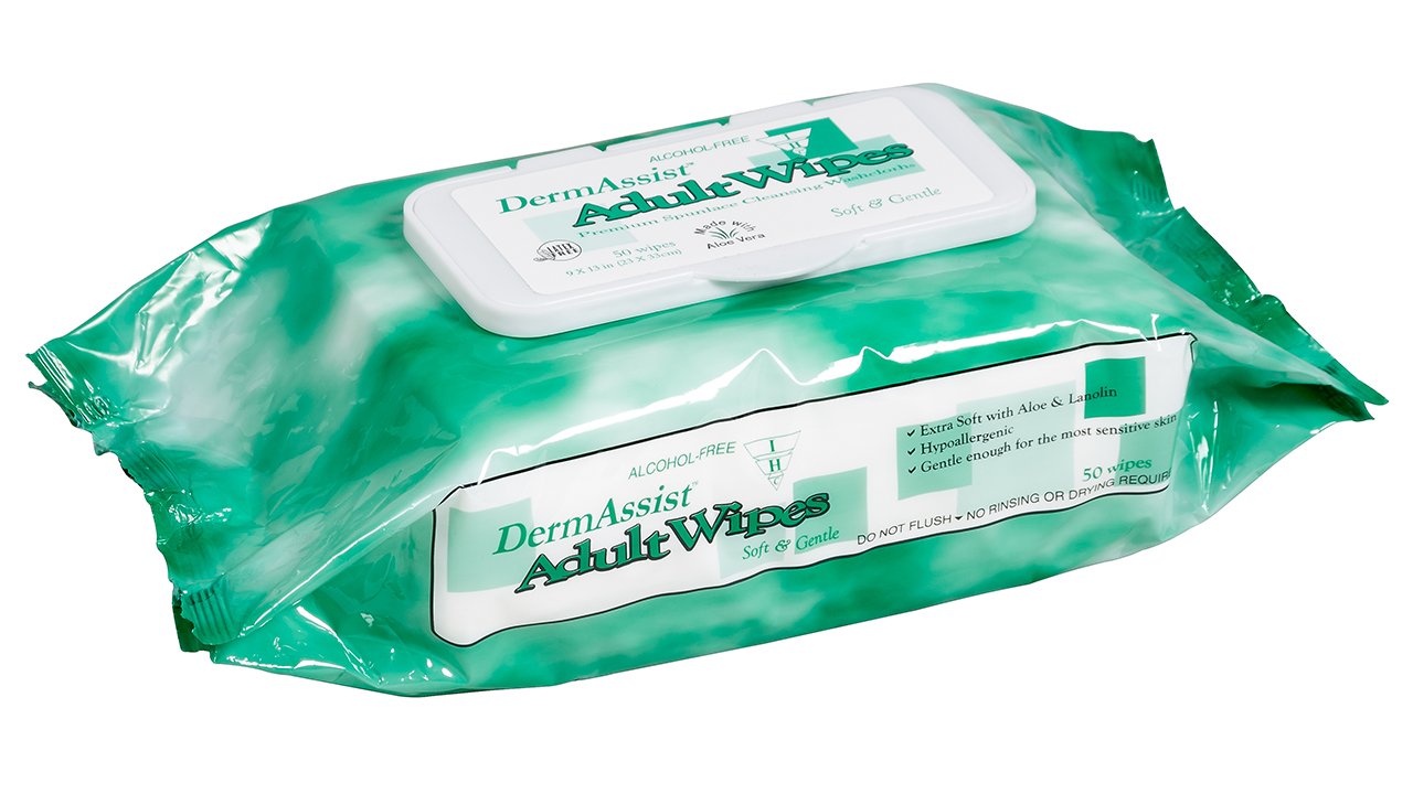 Adult Wet Wipes & Washclothes Products, Supplies and Equipment