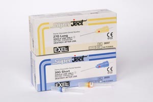 Exel Dental Needles, 27G Long $22.25/Box of 100 MedChain Supply 26557