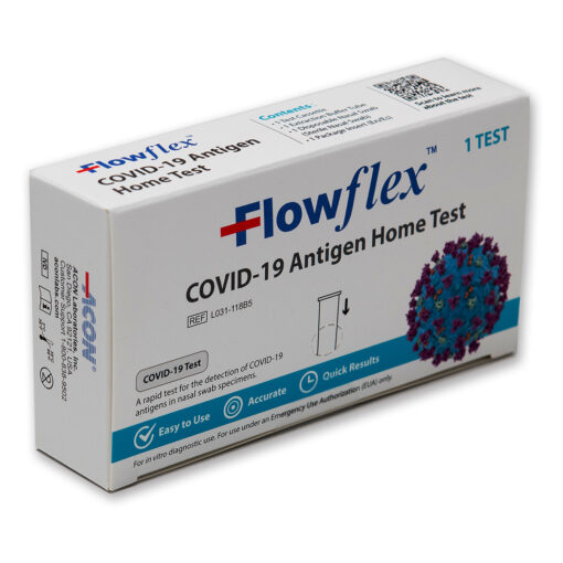 Flowflex  COVID-19 Antigen Home Test, OTC $8.33/Kit Jant Pharmacal JANTL031-118B5