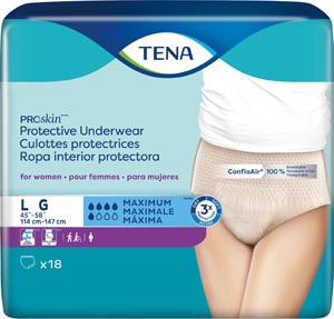 Essity TENA Protective Underwear, Women, Large, 45 - 58 Hip Size, Nude  $72.74/Case of 72 MedPlus HMS 73030