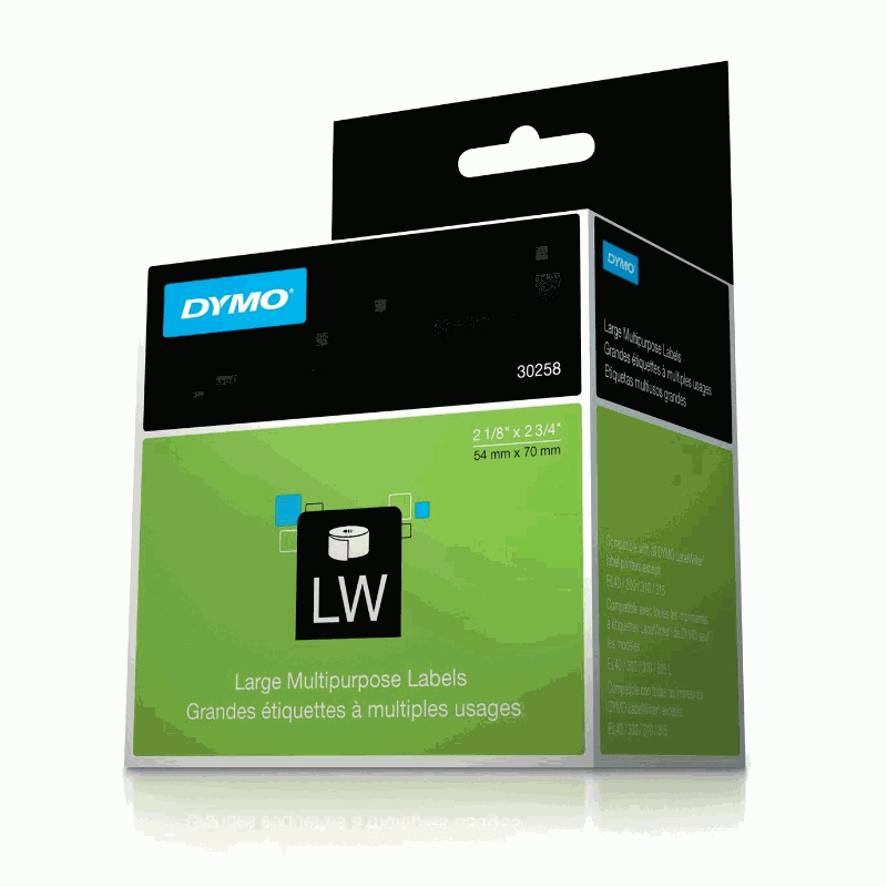Dymo Multi Purpose Labels Products, Supplies and Equipment