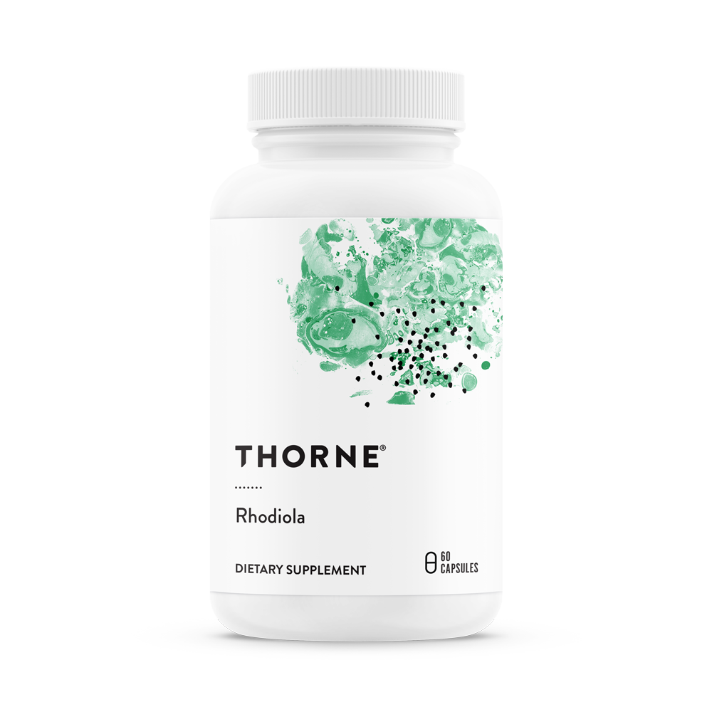 Thorne Research Rhodiola, Stress Relief $16.00/Bottle of 60 Thorne Research SF755