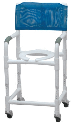 Graham Field 18 PVC Shower Commode Chair, Adjustable Height $275.21/Each Graham-Field 89150