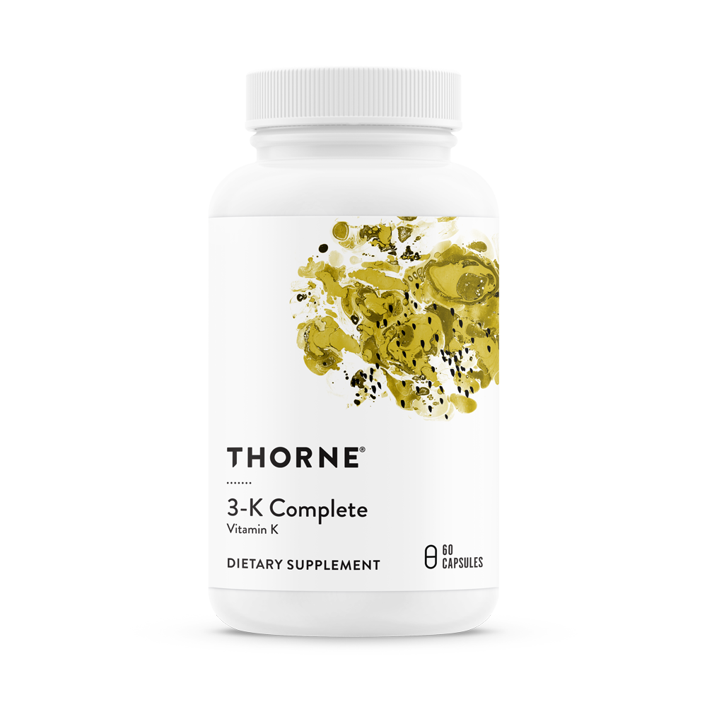 Thorne Research 3-K Complete $27.00/Bottle of 60 Thorne Research K171