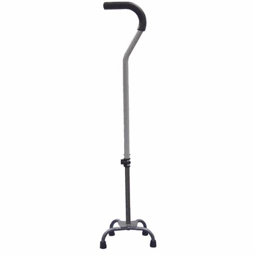 Drive Medical Small Base Quad Cane With Tab Lock Silencer And