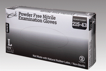 Black Nitrile Gloves, Powder Free Products, Supplies and Equipment