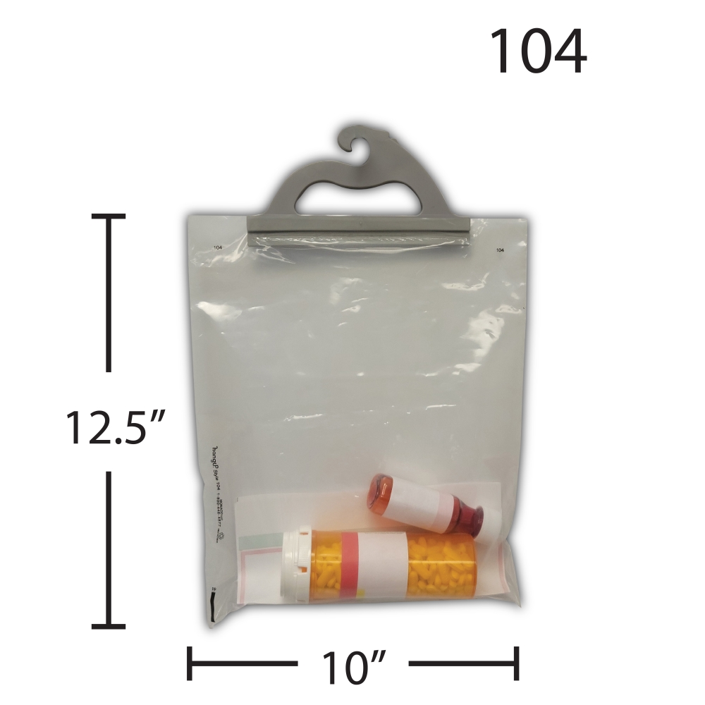 RX Systems Hang Up Bag, Plastic, 10 x 12.5 $17.66/Pack of 10 Rx Systems 28104